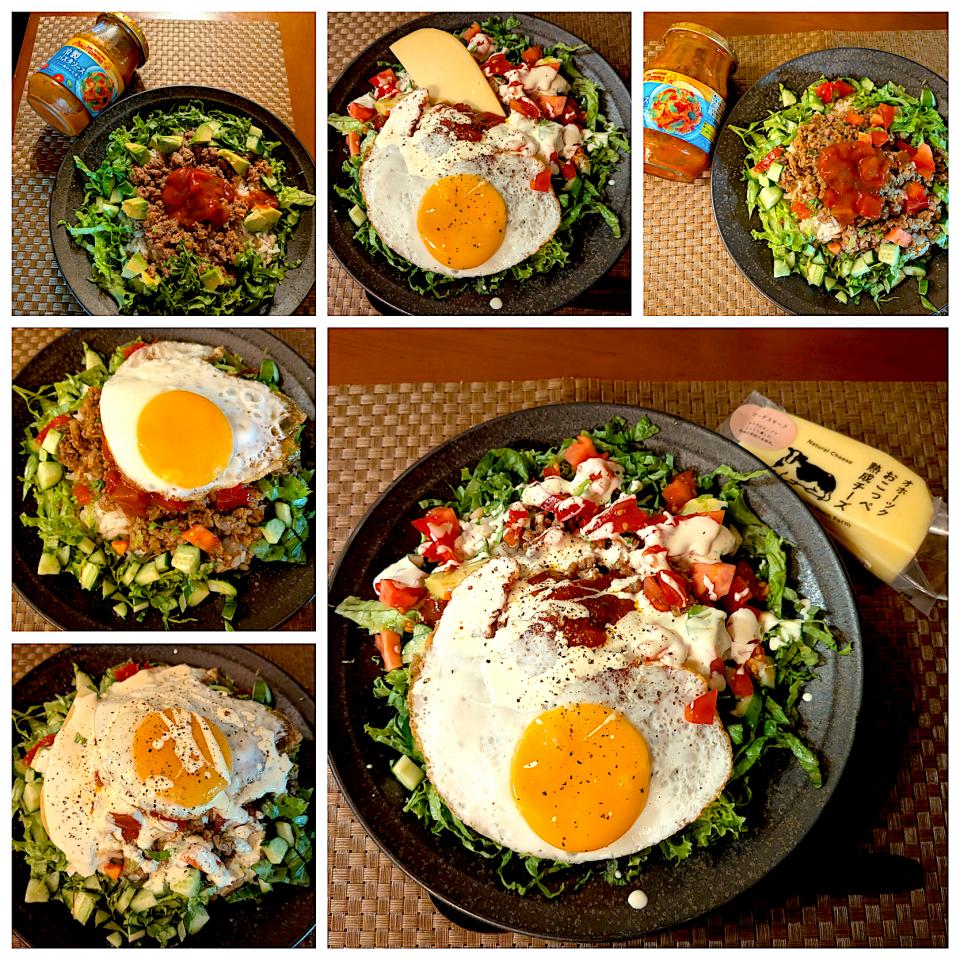 Taco filling&rice🥚お野菜たっぷりﾐｰﾄdeﾀｺﾗｲｽ